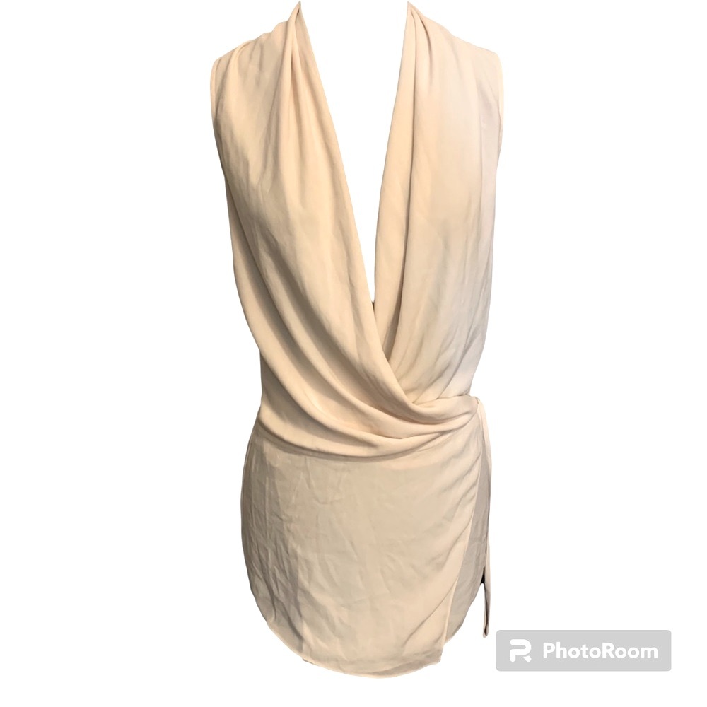 GUESS Marciano Creme Wrap Top Vest